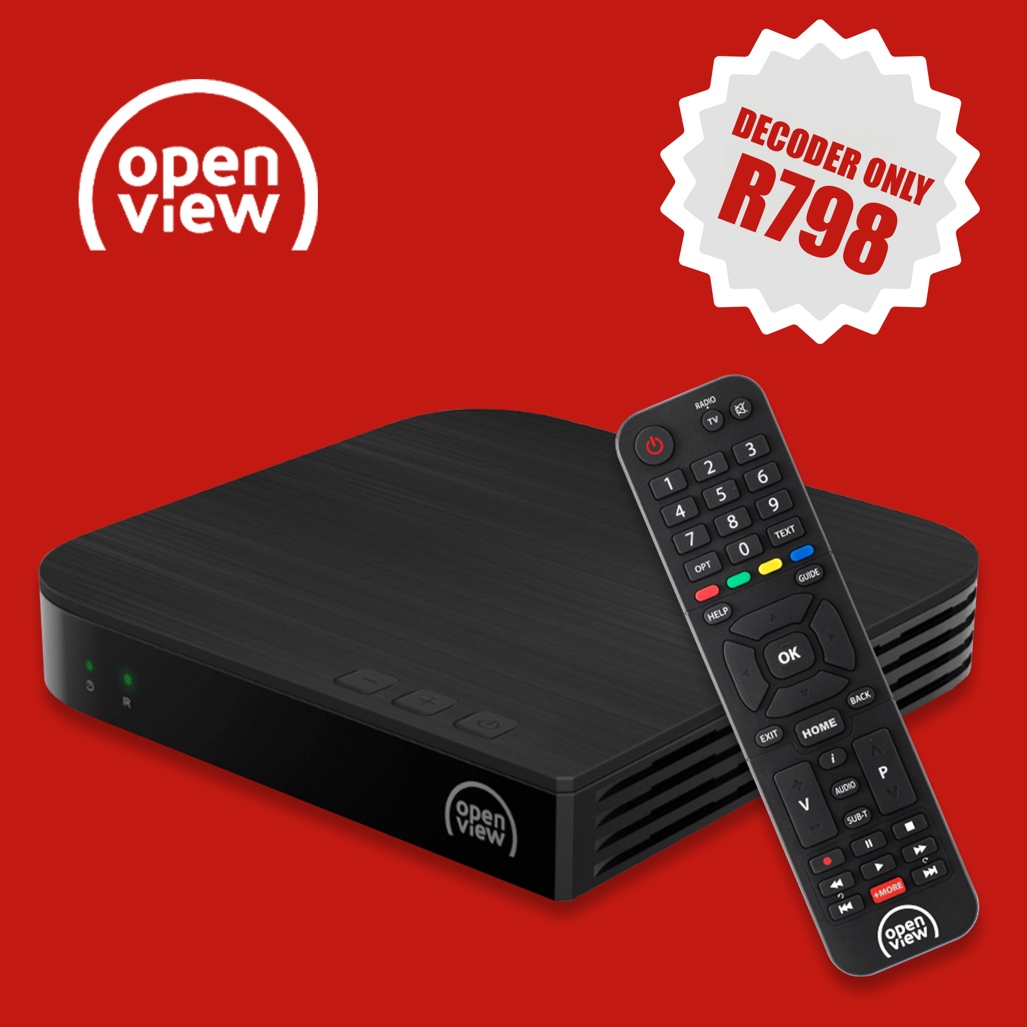 OpenView Single Decoder with remote special